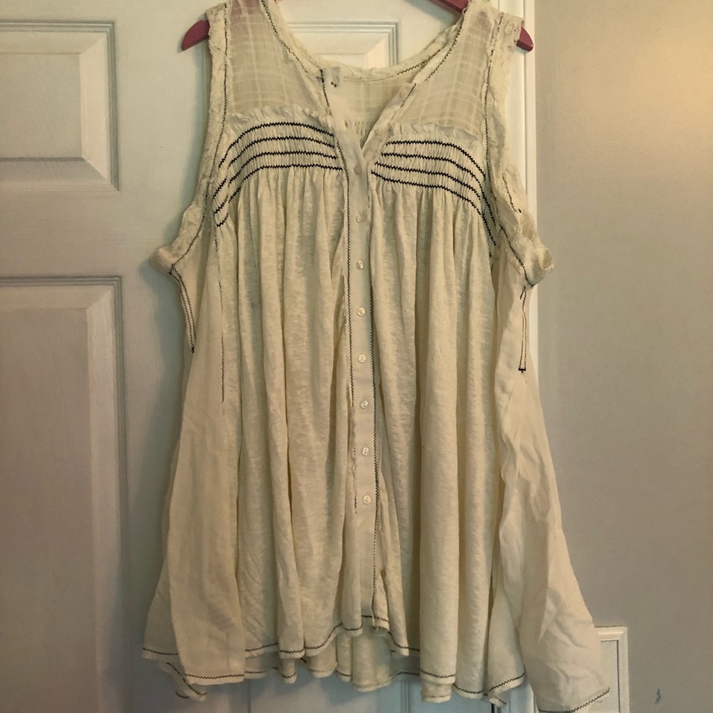 Free People Sleeveless Top Sz. Medium